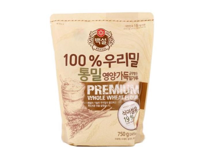 백설)우리밀통밀가루750g