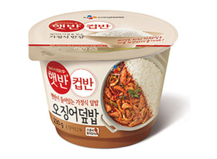 백설)햇반컵반오징어덮밥230g