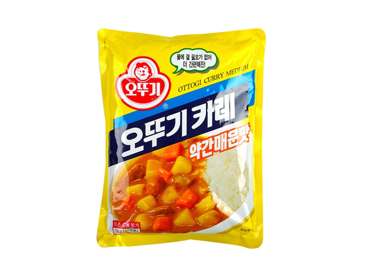오뚜기)카레약간매운맛1kg