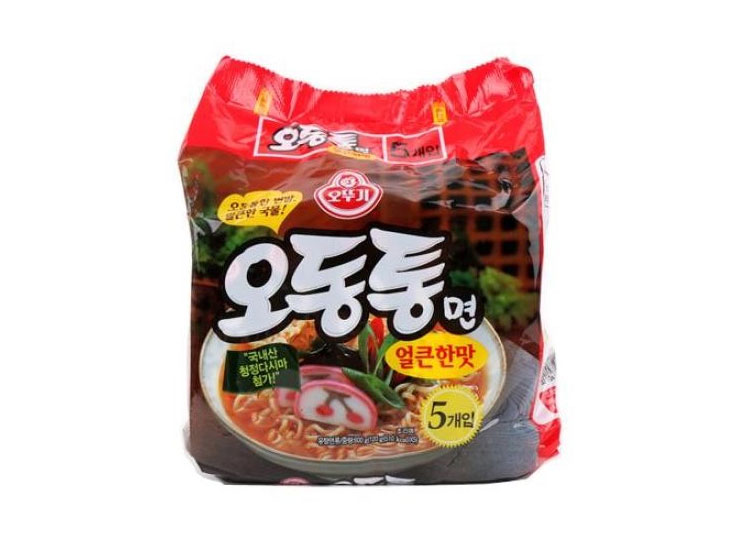 오)오동통면얼큰한맛멀티120g*5입