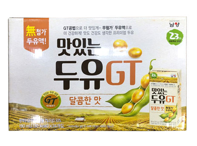 남양)맛있는두유GT190ml*24입(달콤한맛)