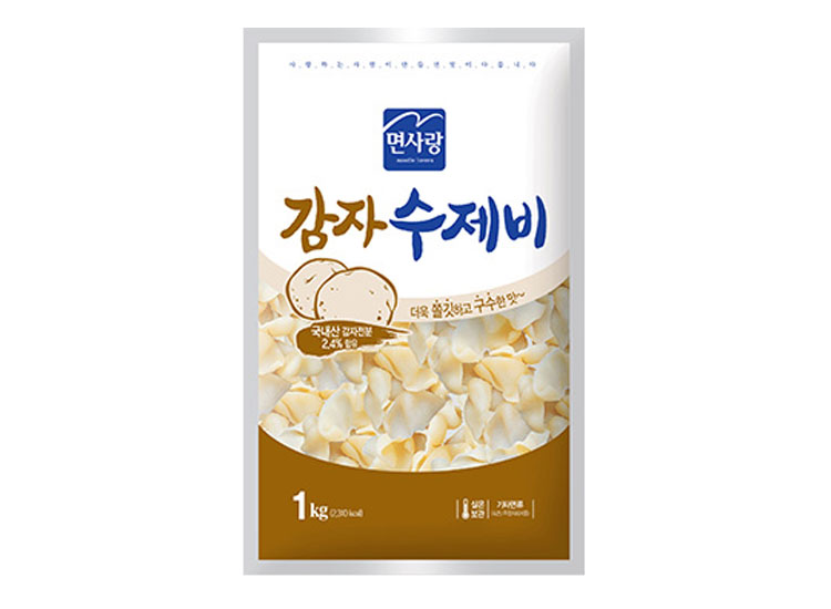 면사랑)감자수제비1kg