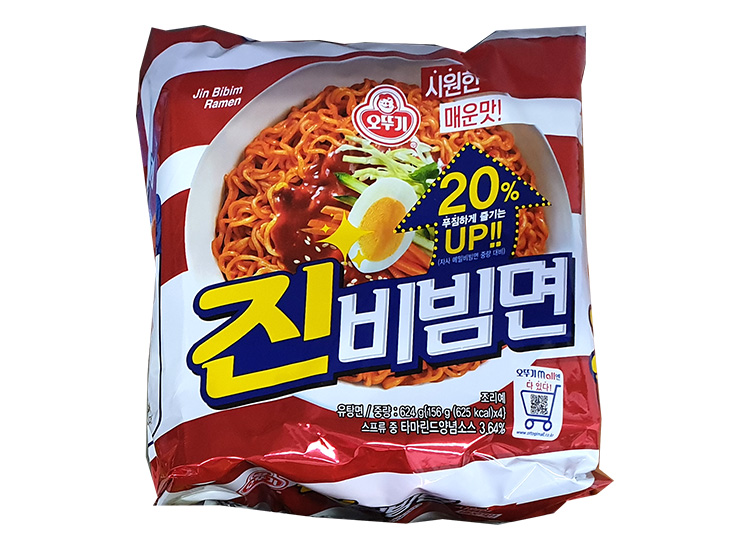 오뚜기)진비빔면156g*4입
