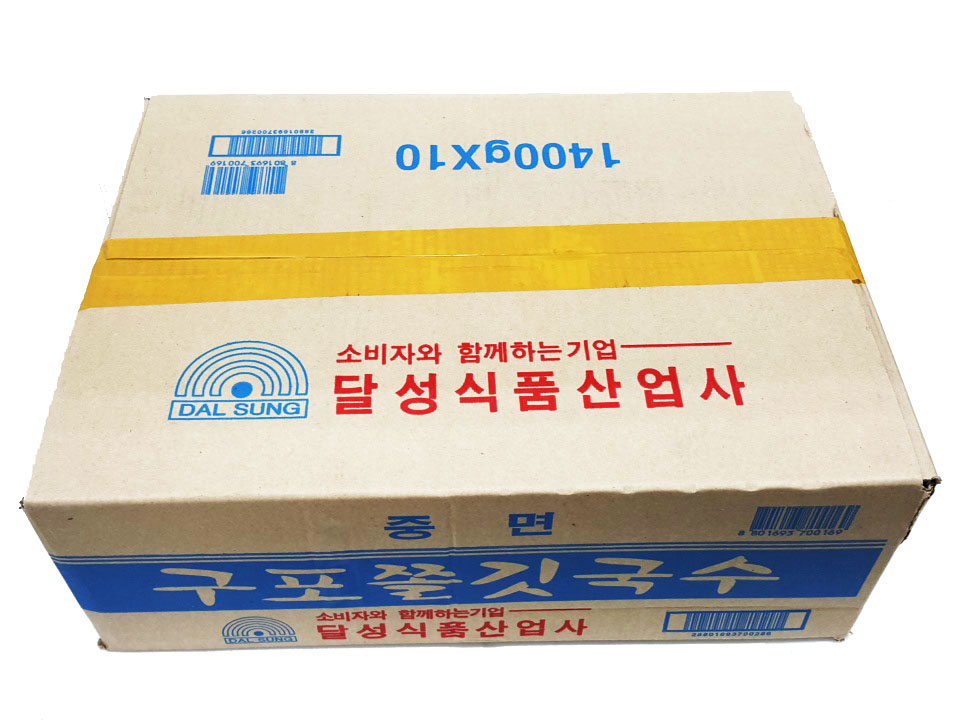 달성)구포쫄깃국수중면1.4kg*10-box