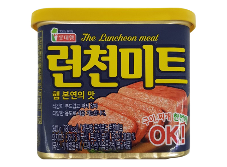 롯데햄)런천미트340g