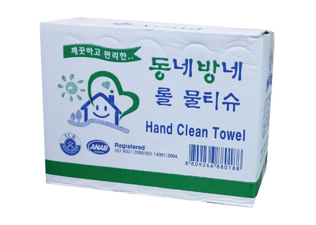 다인)물티슈(동네방네-일반,400매)-box