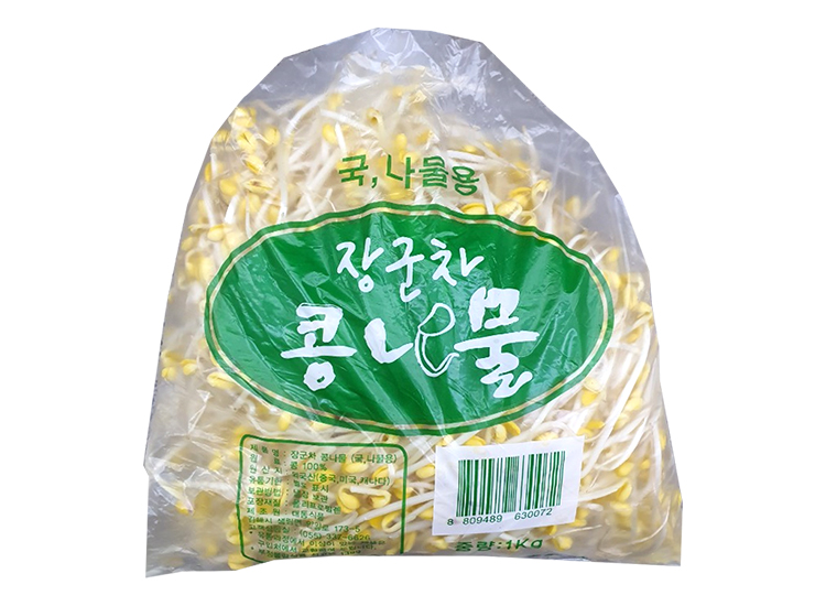 장군차가는콩나물1kg