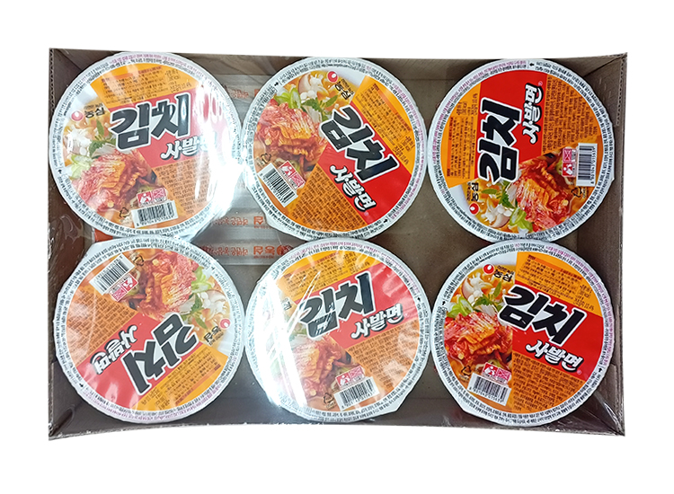 농심)김치사발면86g*6-box