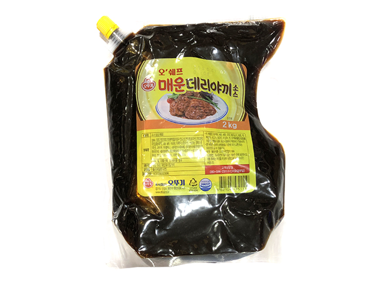 오뚜기)오쉐프매운데리야끼소스2kg